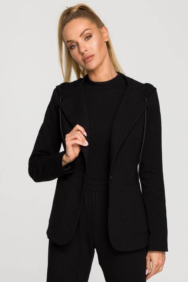 Made Of Emotion Ženski sako Made of Emotion Made_Of_Emotion_Jacket_M691_Black
