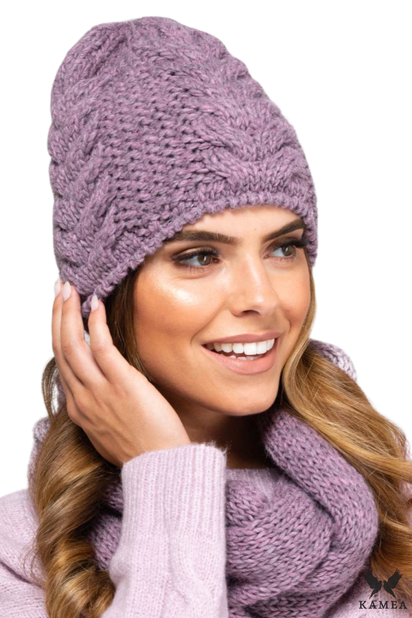 Kamea Ženski set Kamea Kamea_Set_Hat&Chimney_K.19.234.10_Pink