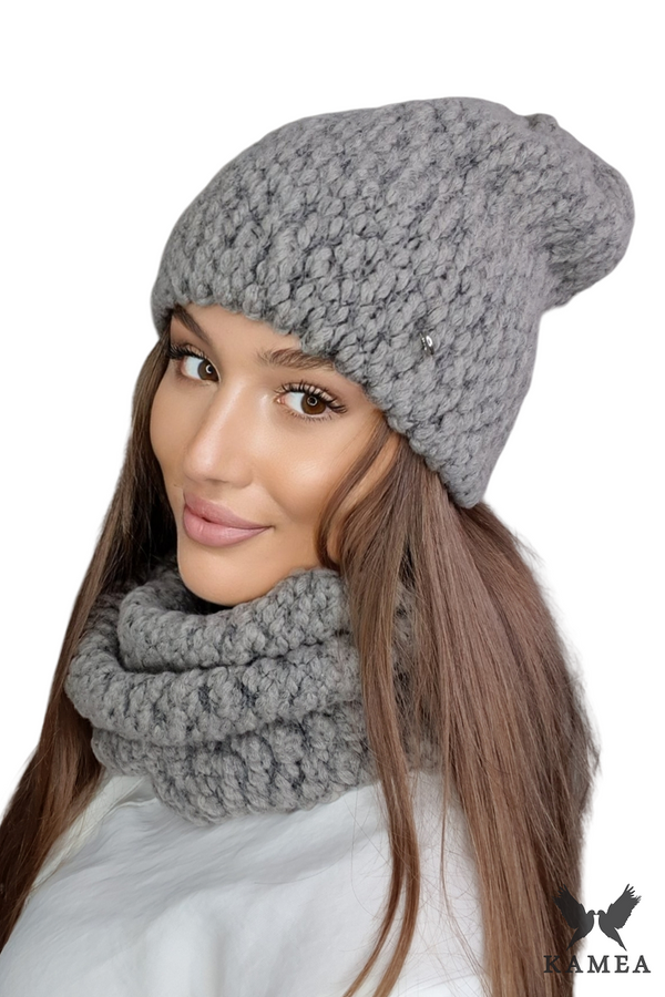 Kamea Ženski set Kamea Kamea_Set_Hat&Chimney_K.22.209.11_Beige