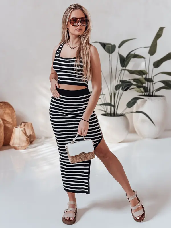 DStreet Ženski set SUMMERSA crni