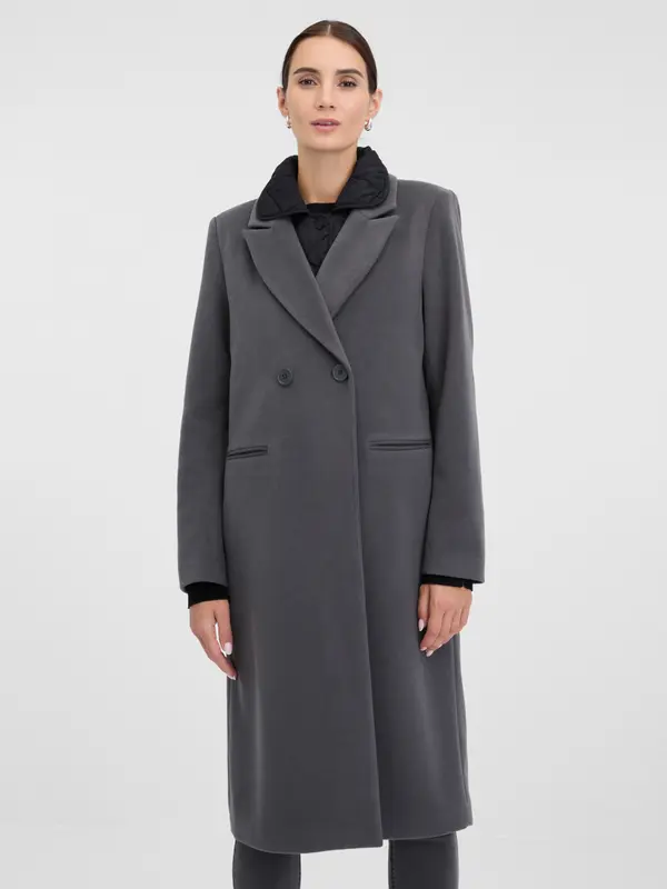 Orsay Ženski sivi kaput ORSAY