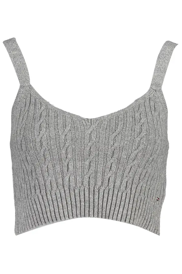 Tommy Hilfiger Ženski sivi top Tommy Hilfiger