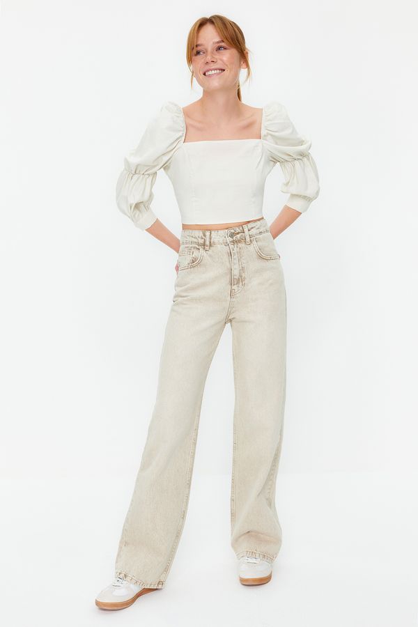 Trendyol Ženski top Trendyol Ruffle detailed