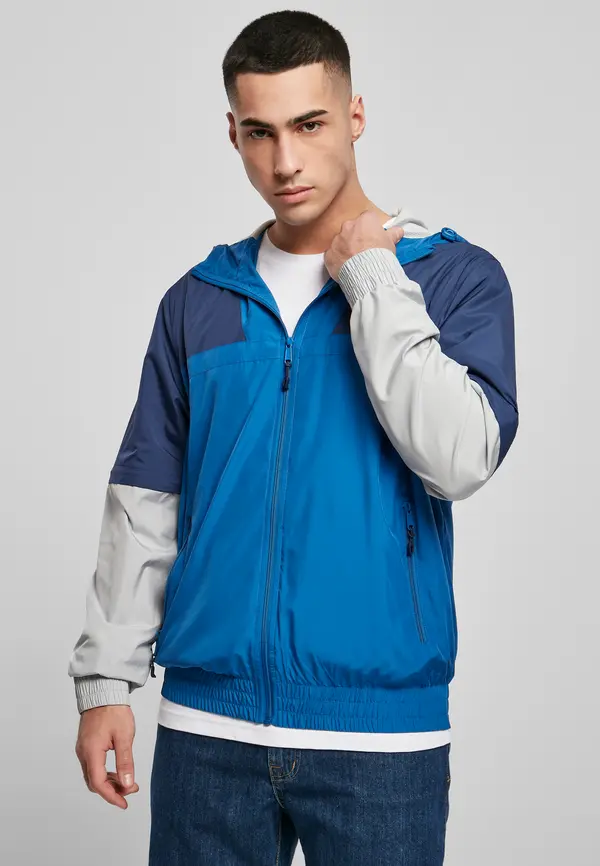 Urban Classics Zip Away Track Jacket Sportski plavi / svijetli asfalt