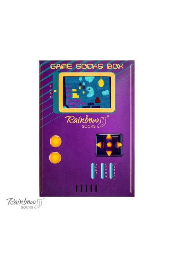 ZOOKSY/RAINBOW SOCKS ZOOKSY/RAINBOW SOCKS Rainbow Socks For Fans Of Console Games 2 Pairs