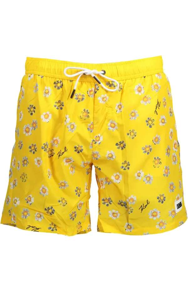 KARL LAGERFELD BEACHWEAR Žute kupaće hlače Karl Lagerfeld