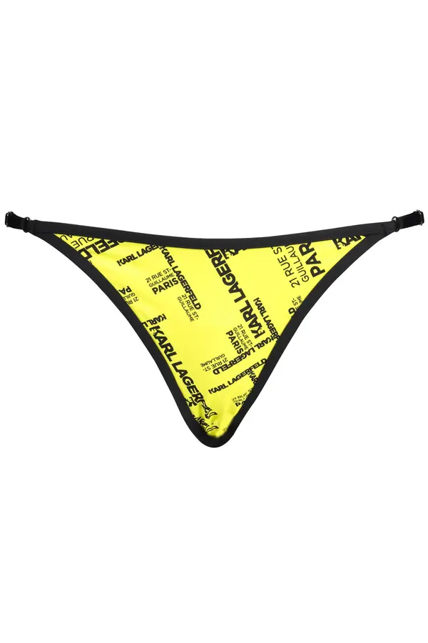 KARL LAGERFELD BEACHWEAR Žuti donji dio bikinija Karl Lagerfeld