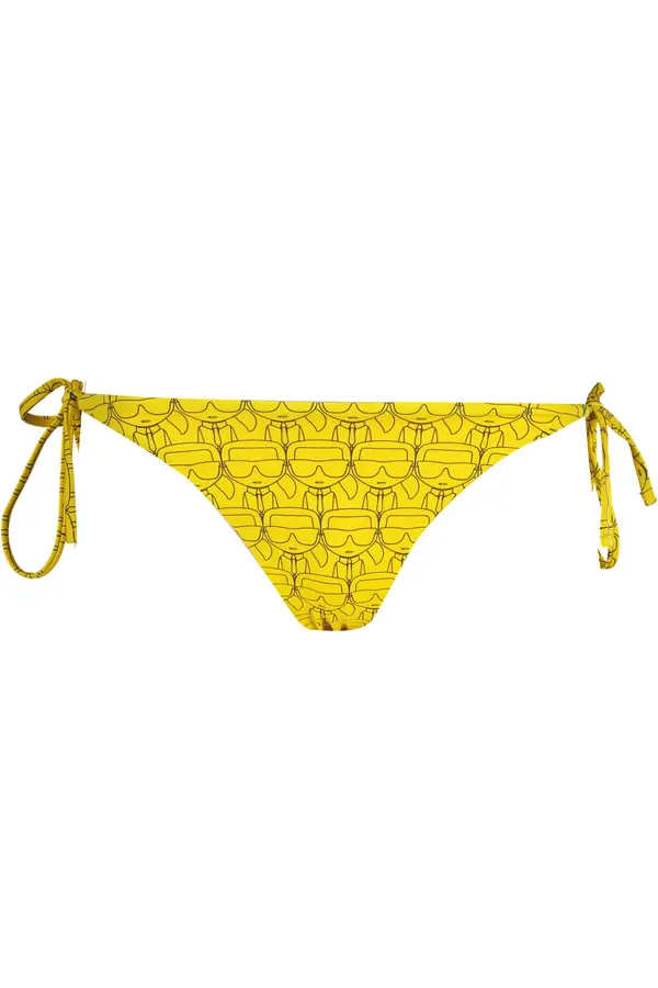 KARL LAGERFELD BEACHWEAR Žuti donji dio bikinija KARL LAGERFELD