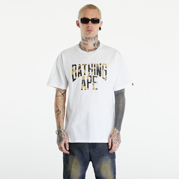 A BATHING APE A BATHING APE 1St Camo Nyc Logo Tee White