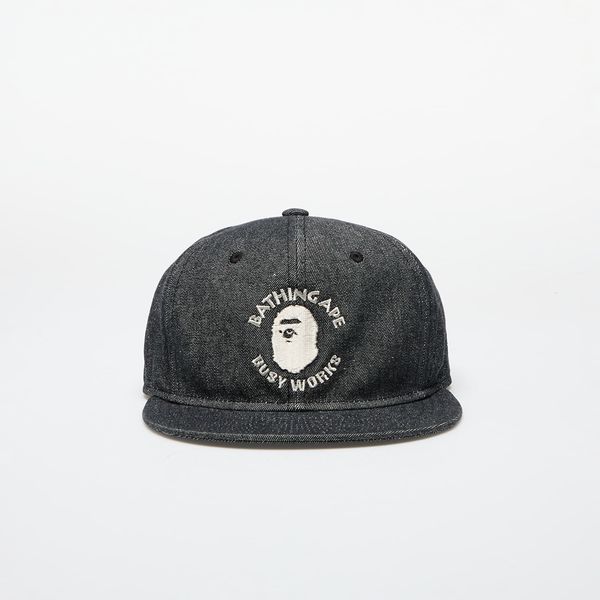 A BATHING APE A BATHING APE Busy Work Denim Cap M Black Universal