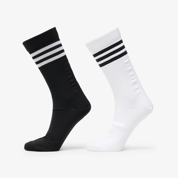 Adidas adidas 3 Stripes Textured Crew Socks 2-Pack White/ Black M