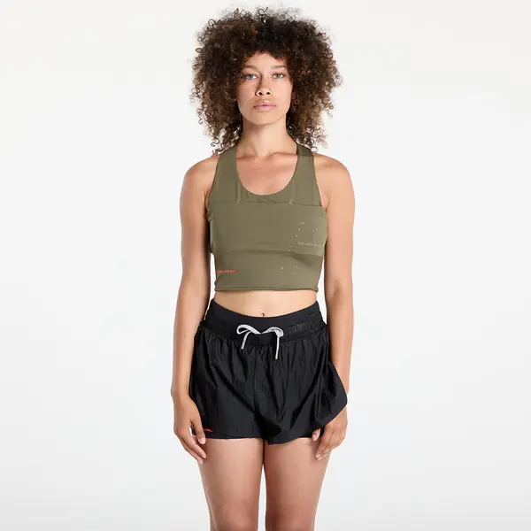 adidas Performance adidas Adi365 x Hermanos Koumori Running Crop Top Olive Strata L