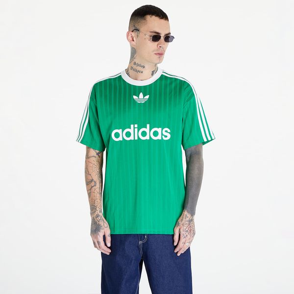 adidas Originals adidas Adicolor Poly Short Sleeve Tee Green/ White