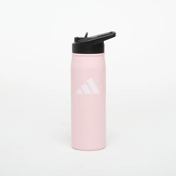 adidas Performance adidas Metal Water Bottle Straw 0.6 Liter Sandy Pink/ Black Universal