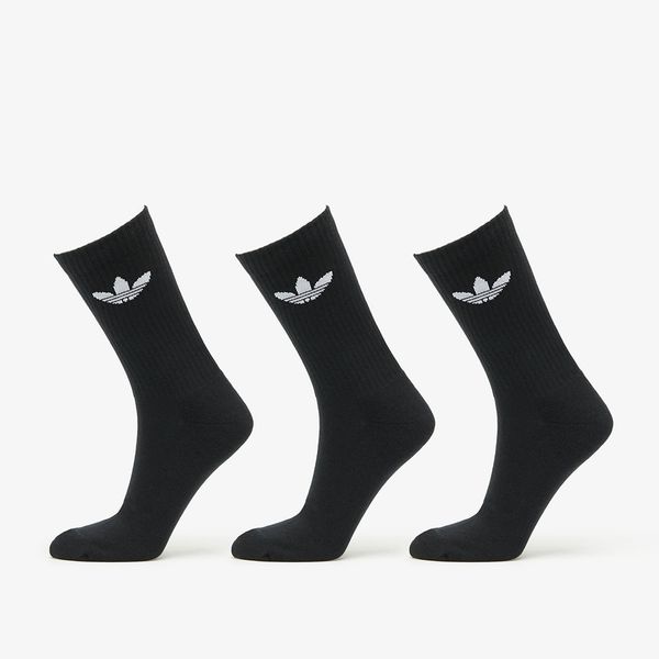 Adidas adidas Trefoil Cushion Crew Socks 3-Pack Black