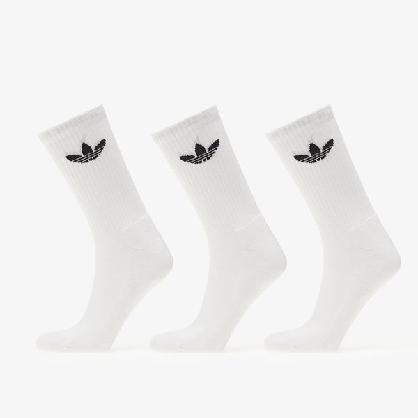 Adidas adidas Trefoil Cushion Crew Socks 3-Pack White