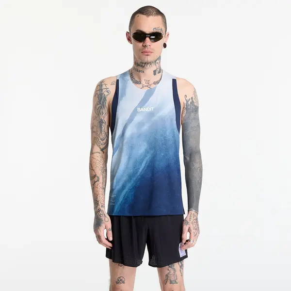 BANDIT BANDIT Men's Specter™ Race Singlet Undertow Ink Blue Multi L