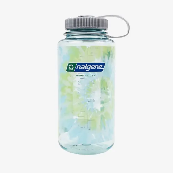 Nalgene Boca Nalgene 1000 ml Wide Mouth Seafoam/ Platinum Blue Tie Dye Universal