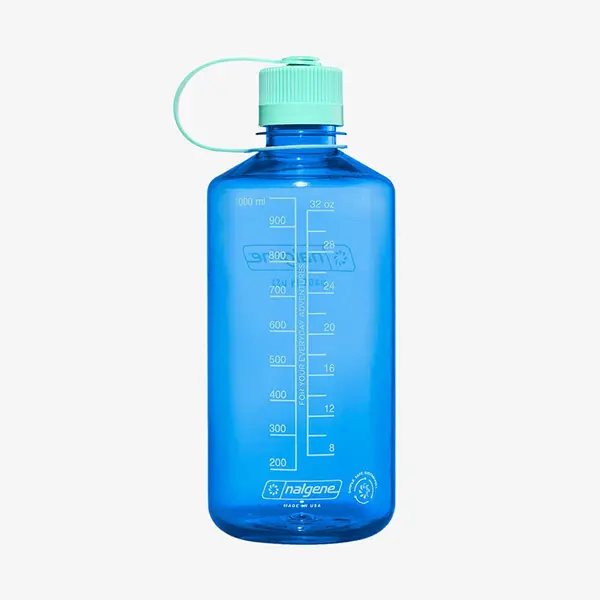 Nalgene Boca Nalgene 1000ml Narrow Mouth Sustain Water Bottle Cornflower Blue Universal
