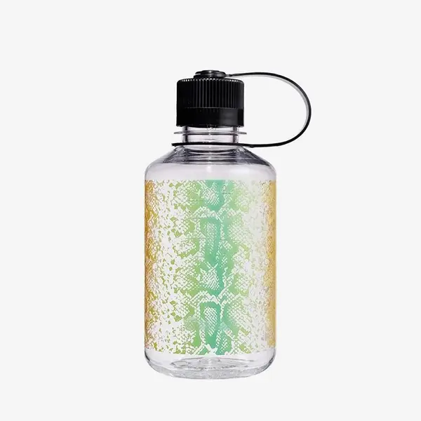 Nalgene Boca Nalgene 500ml Narrow Mouth Clear Rainbow Snake Universal