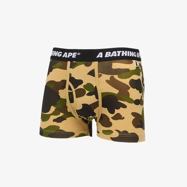 A BATHING APE Boksačice A BATHING APE 1St Camo Trunks Yellow L