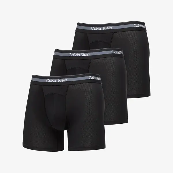 Calvin Klein Boksačice Calvin Klein Boxer Brief 3-Pack Black M