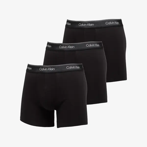 Calvin Klein Boksačice Calvin Klein Boxer Brief 3-Pack Black S