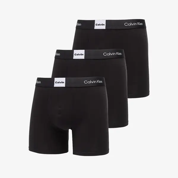 Calvin Klein Boksačice Calvin Klein Boxer Brief 3-Pack Black S