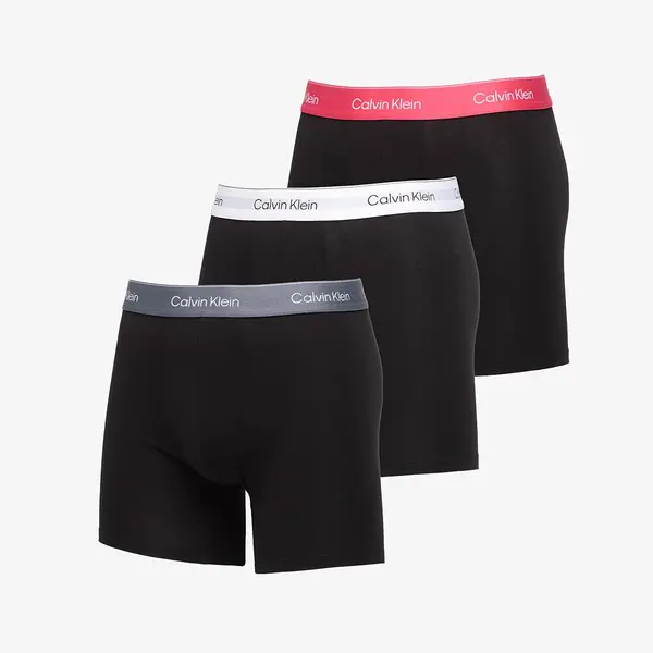 Calvin Klein Boksačice Calvin Klein Boxer Brief 3-Pack Black S