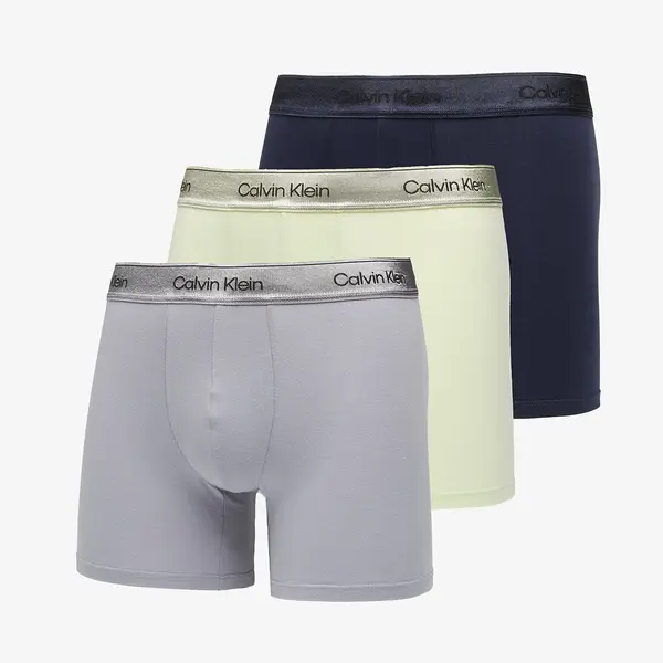 Calvin Klein Boksačice Calvin Klein Boxer Brief 3-Pack Green XL