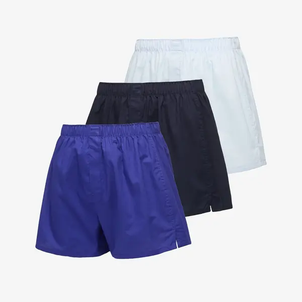 Calvin Klein Boksačice Calvin Klein Boxer Trad 3-Pack Blue XL