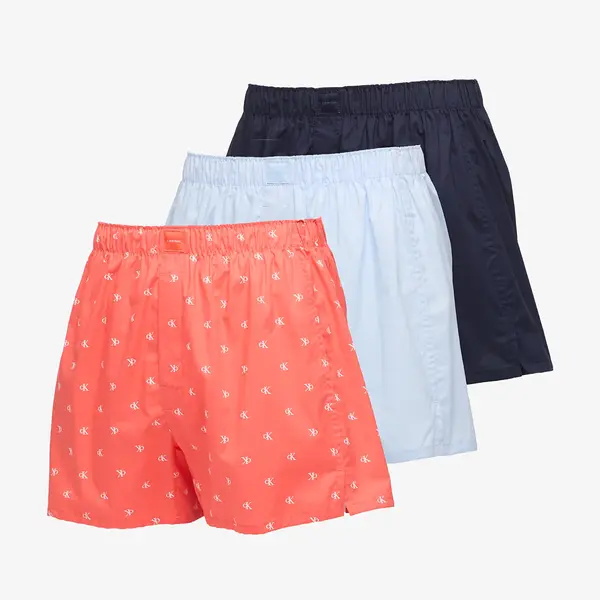 Calvin Klein Boksačice Calvin Klein Boxer Trad 3-Pack Pink M