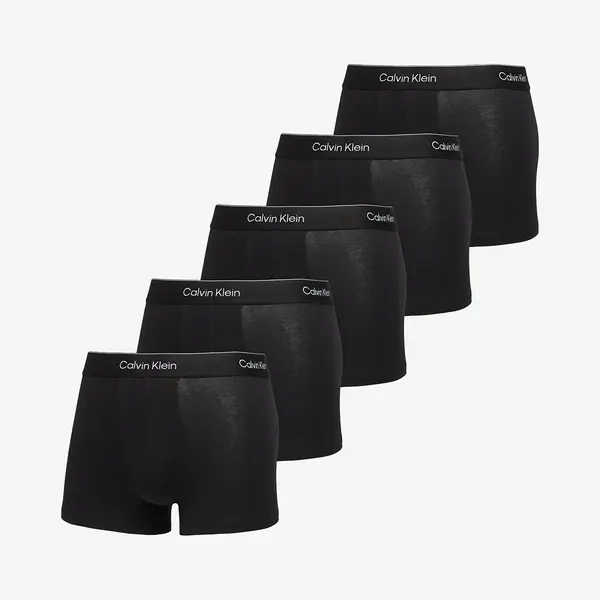 Calvin Klein Boksačice Calvin Klein Icon Cotton Stretch Trunk 5-Pack Black L