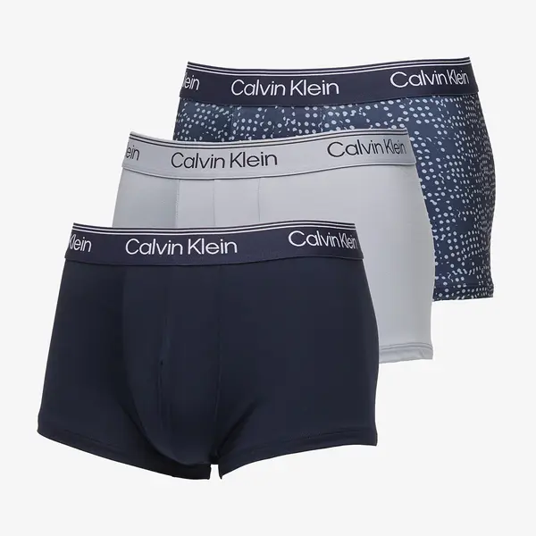 Calvin Klein Boksačice Calvin Klein Low Rise Trunk 3-Pack Blue L