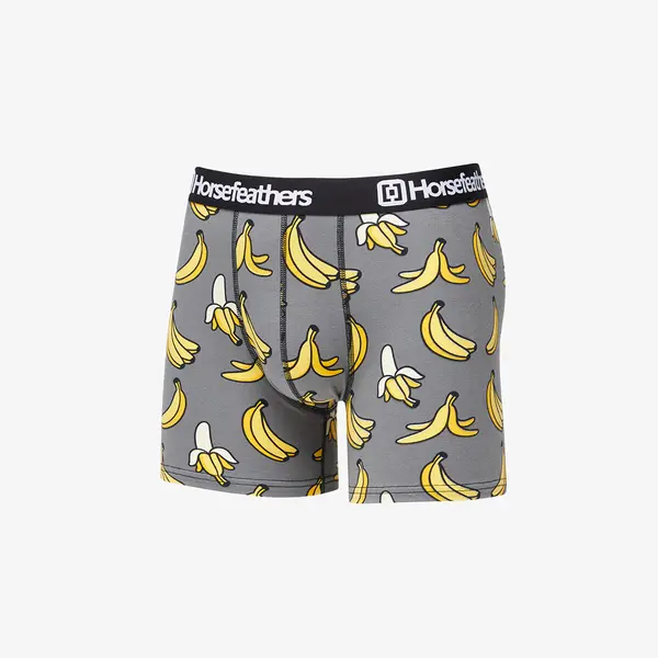 Horsefeathers Boksačice Horsefeathers Sidney Boxer Shorts Grey/ Bananas Print XL