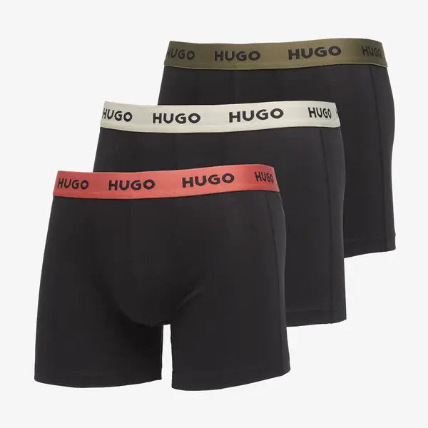 Hugo Boss Boksačice Hugo Boss Men-B-Boxerbr Triplet Pack Black S