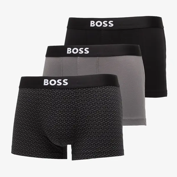 Hugo Boss Boksačice Hugo Boss Trunk 3-Pack Boss One D Light Grey XL