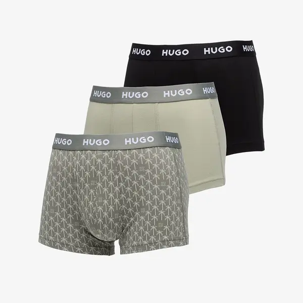 Hugo Boss Boksačice Hugo Boss Trunk 3-Pack Design Black S