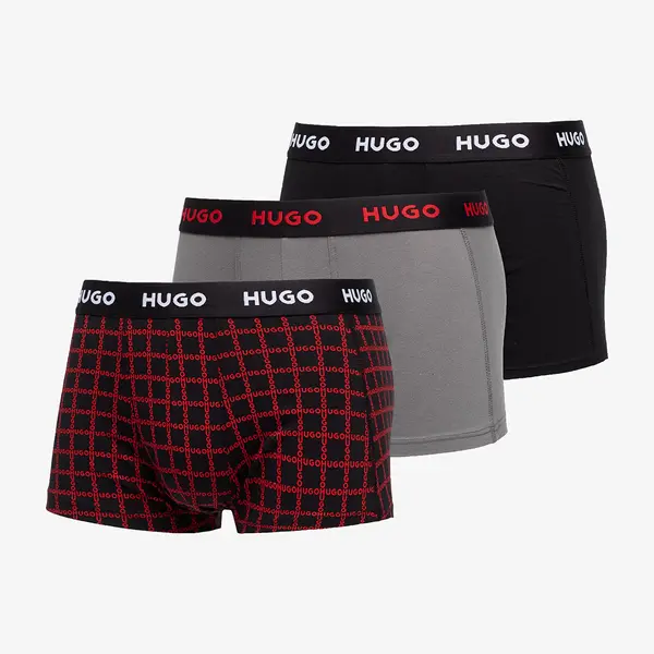 Hugo Boss Boksačice Hugo Boss Trunk 3-Pack Design Multicolor M