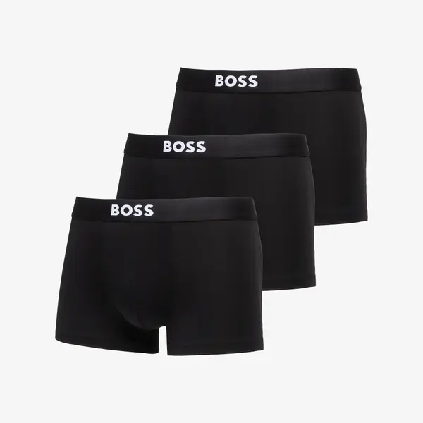 Hugo Boss Boksačice Hugo Boss Trunk 3-Pack Micro One Black S