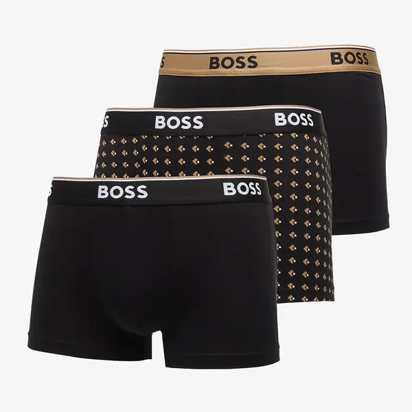 Hugo Boss Boksačice Hugo Boss Trunk 3-Pack Power Desig Beige L