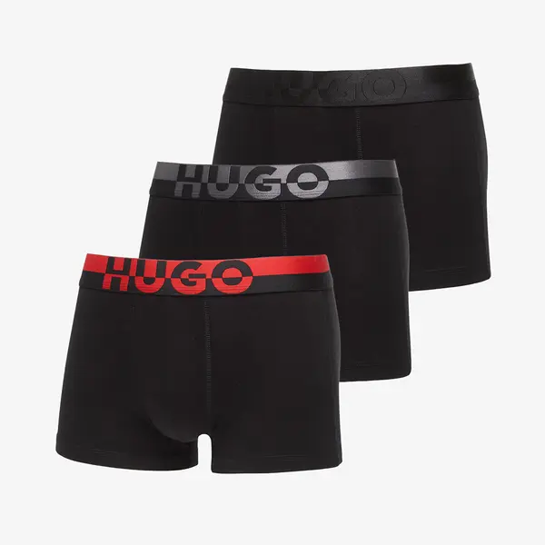 Hugo Boss Boksačice Hugo Boss Trunk 3-Pack Split Logo Multicolor XL