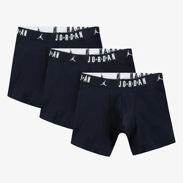 Jordan Boksačice Jordan Flight Cotton Core 3-Pack Boxer Brief Black L