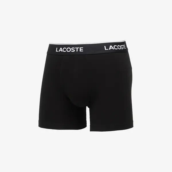 LACOSTE Boksačice LACOSTE 3-Pack Boxer Brief Black L