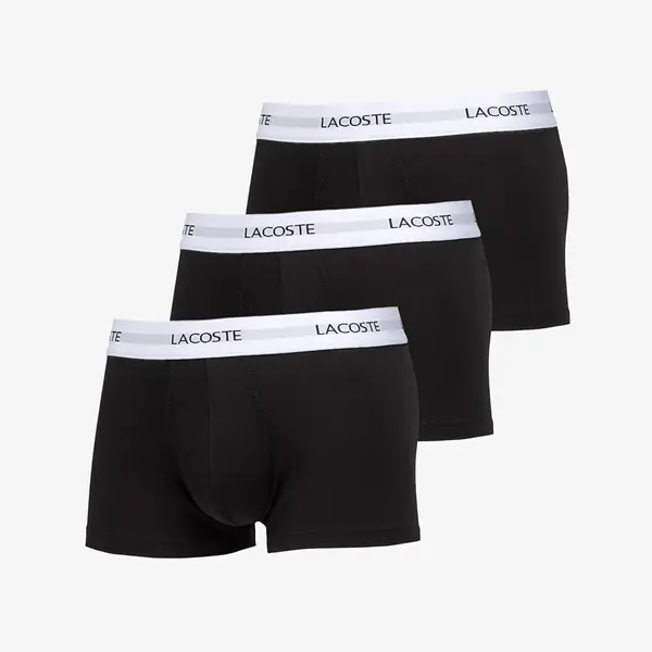 LACOSTE Boksačice LACOSTE 3-Pack Trunk Black XXL
