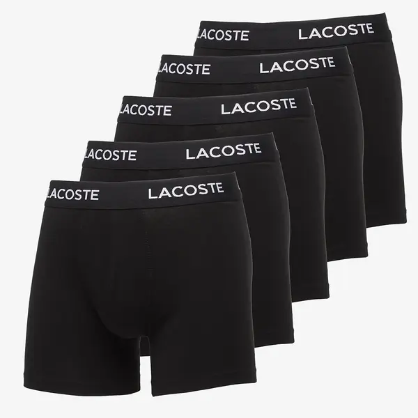 LACOSTE Boksačice LACOSTE 3 Packs Boxer Brief Black M