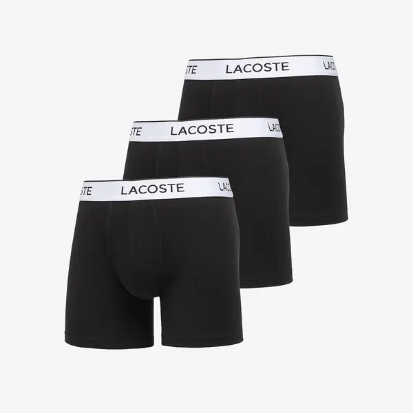 LACOSTE Boksačice LACOSTE Boxer Brief 3-Pack Black XL