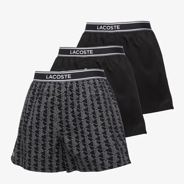 LACOSTE Boksačice LACOSTE Boxer Underwear Black XXL