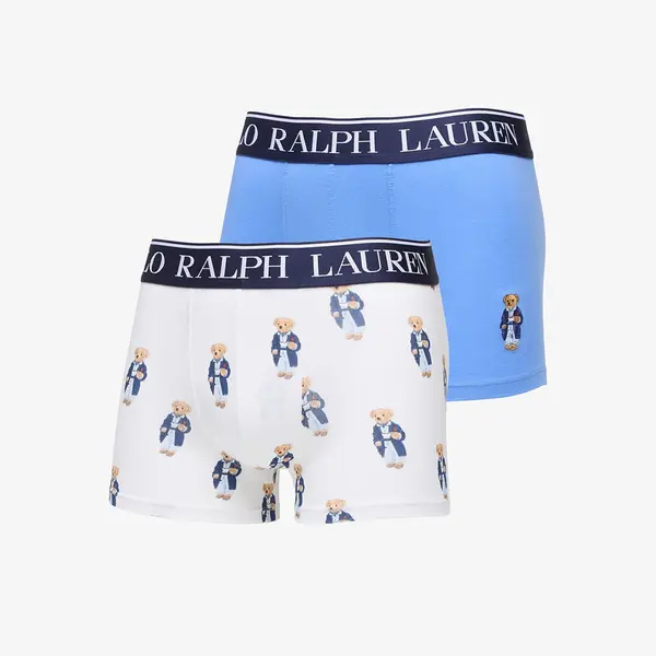 Ralph Lauren Boksačice Ralph Lauren Trunk Gb 2-Pack White/ Blue M