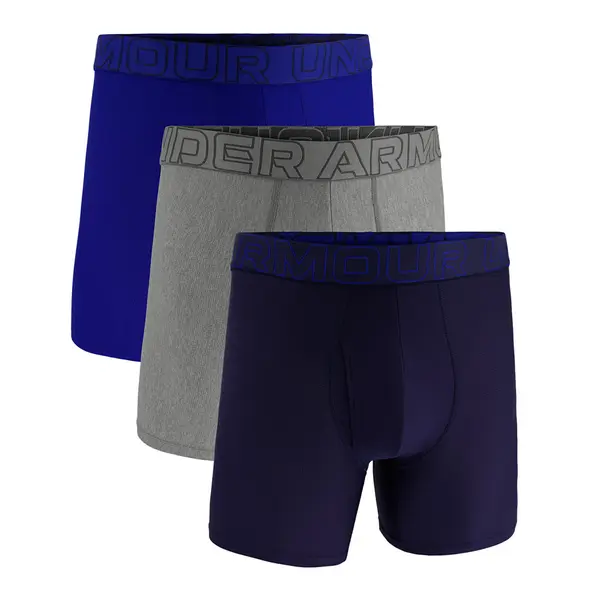 Under Armour Boksačice Under Armour M Perf Tech Mesh 6in 3-Pack Blue XXXXL